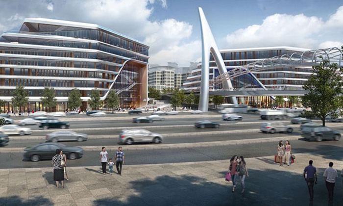 Baku Beyaz Şehir İkiz Ofis Binaları