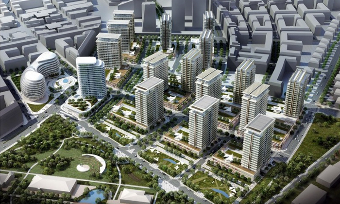 Baku Beyaz Şehir Park Bölgesi Apartmanları