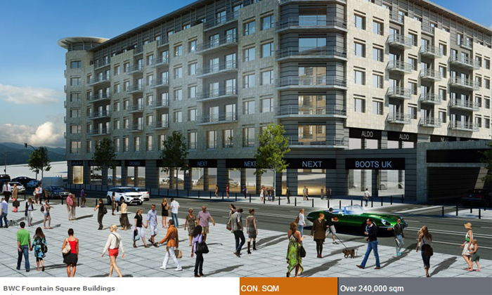 Baku Beyaz Şehir Fountain Square Apartmanları